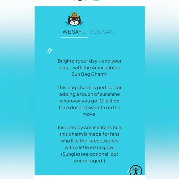 Jellycat Amuseables Sun Bag Charm - Picture 2 of 15